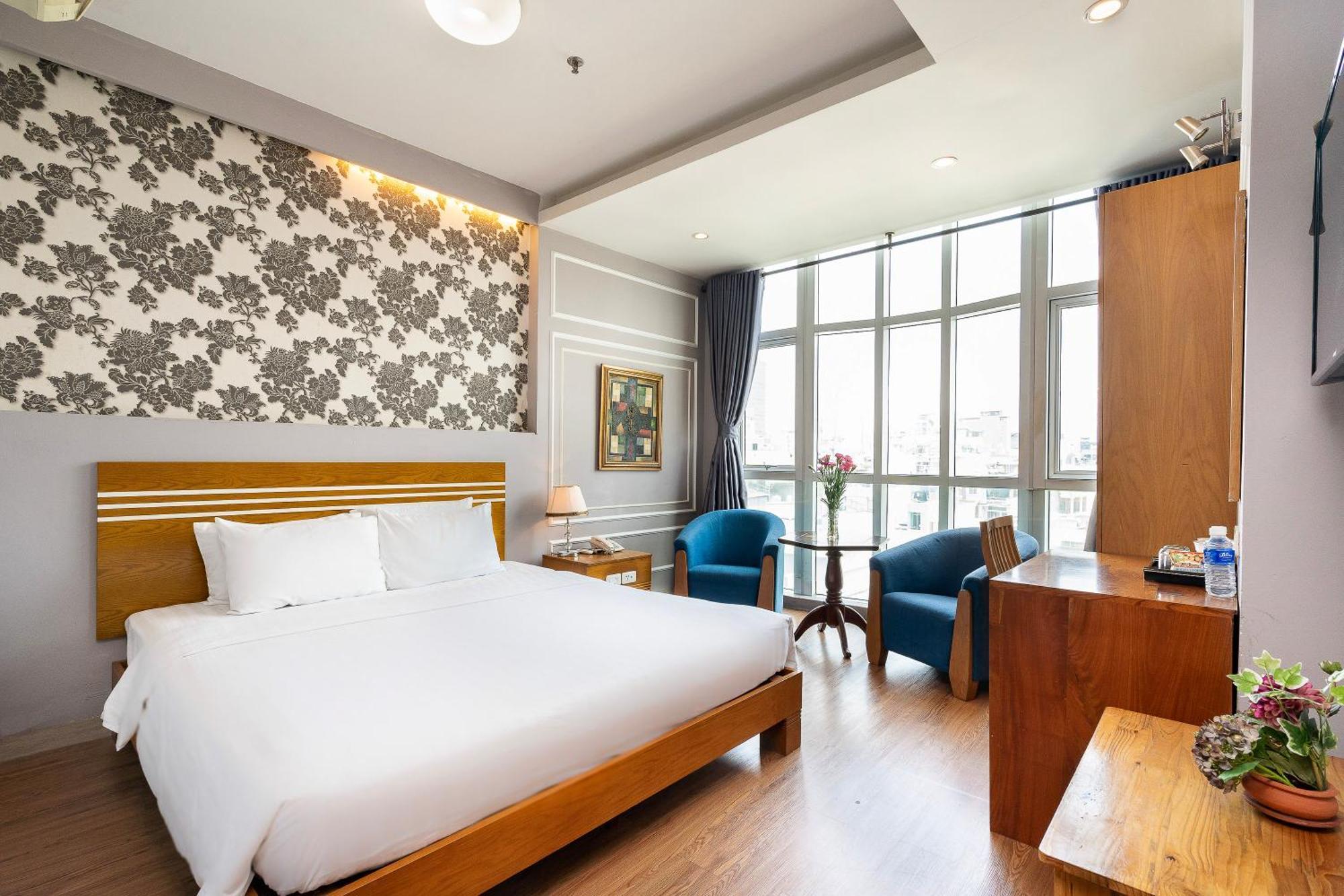 Lucky Star Hotel 266 De Tham Ho Chi Minh-stad Buitenkant foto