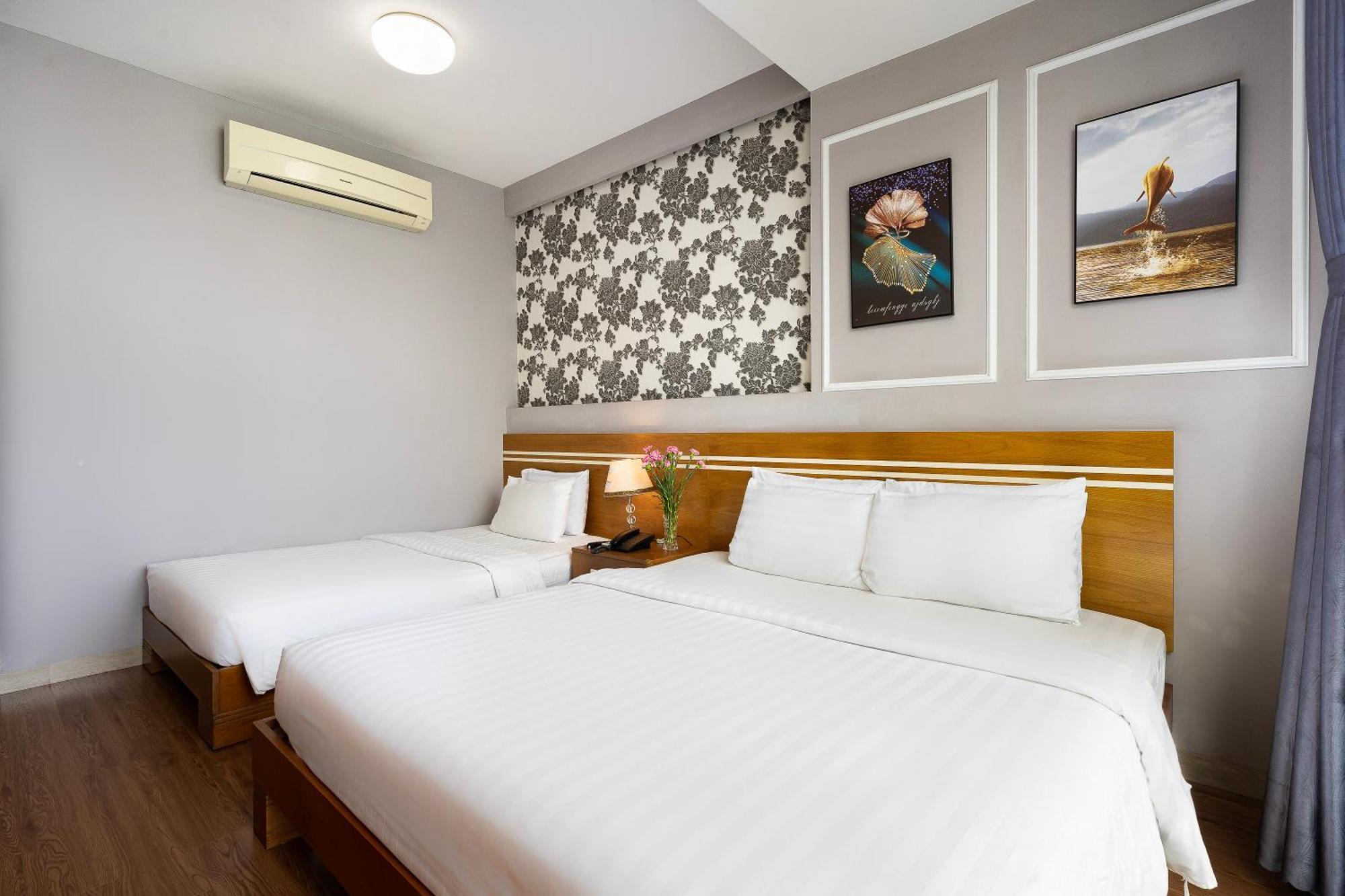 Lucky Star Hotel 266 De Tham Ho Chi Minh-stad Buitenkant foto