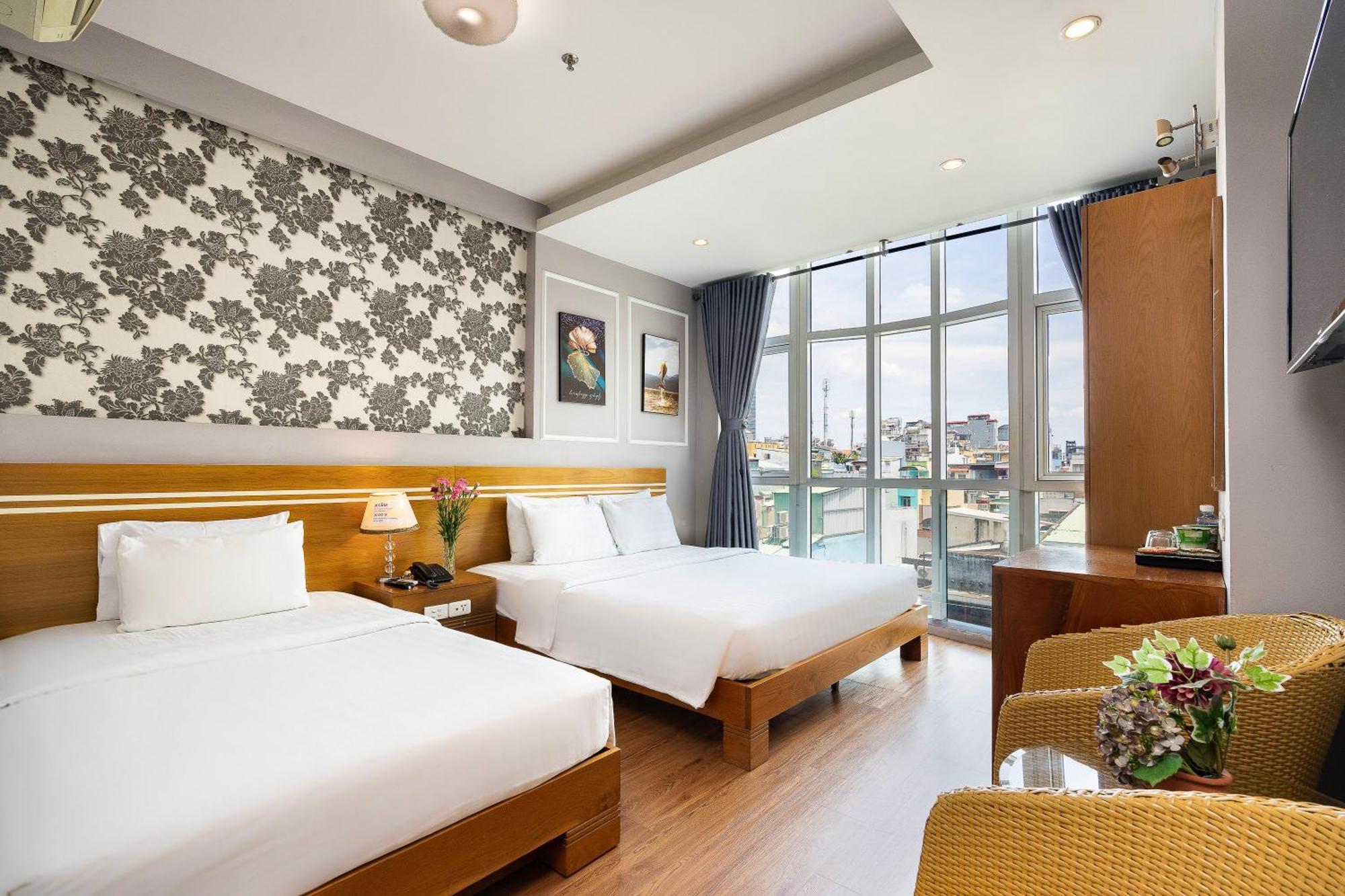 Lucky Star Hotel 266 De Tham Ho Chi Minh-stad Buitenkant foto